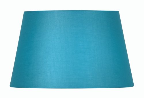 Oaks Lighting Lampenschirm, Baumwolle, zylindrisch, 40,6 cm, Blau