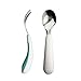 OXO Tot Fork and Spoon Set (Aqua)