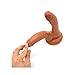 Produktbild SChunLian Glatte Oberfläche Entspannen Sie Sich Rod Real Feel Soft Flexible Spa Rod Cock Wand (Color : Brown)