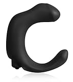 Deluxe PREMIUM anal vibrator Freudensichel, silicone prostate butt plug