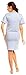 Zeta Ville Womens Maternity Nightie Nursing Nightdress Breastfeeding Gown - 391c (Blue, 14)