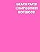 Produktbild Graph Paper Composition Notebook: Pink Color Cover, Grid Paper Notebook, 4x4 Quad Ruled, 106 Sheets (Large, 8.5 x 11)