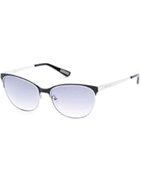 Guess by Marciano - GM0750, Cat eye, metal, mujer, BLACK/GREY SHADED(01B A), 57/17/135