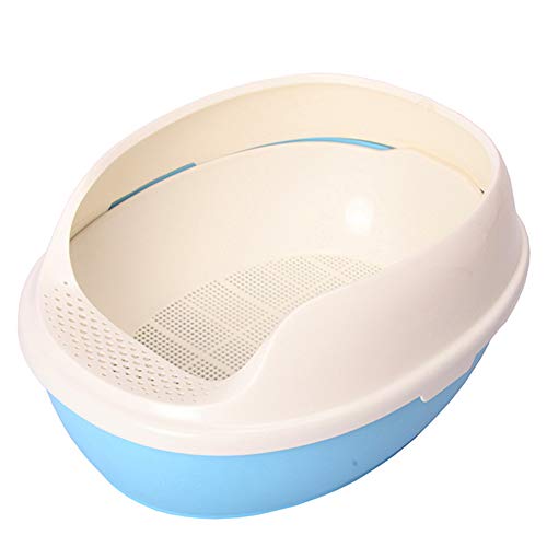 Preisvergleich Produktbild Carmel Katzentoilette Topf Sand Katzenstreu halb-geschlossen Katzentoilette Bentonit Katze Sand Topf Katzentopf Schicken Katzenstreu