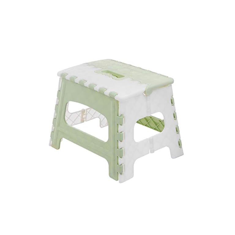 HomeDecTime Tritthocker Klapphocker Kunststoff Faltbar Küchenhocker