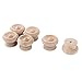 Produktbild sourcingmap® 6Stk Zuhause Möbel Holz runde geschnitzte Schubladengriff Zugknopf 38mm Dmr.