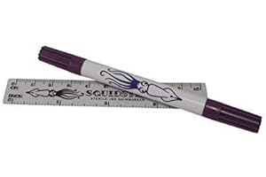 ‎TATTOO [INKGRAFIX] PIERCING INKgrafiX® HAUTSTIFT mit LINEAL - LILA - Steril - Stift12cm - SKINMAKER - Tattoo Piercing - IG01276