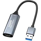 MODDESTORE 4k Usb 3.0 Video Capture G&ouml;r&uuml;nt&uuml; Yakalama Adapt&ouml;r&uuml; Usb 4K 1080P Akış &Ouml;ğretim Video Konferans veya Canlı Yayın i&ccedil;in