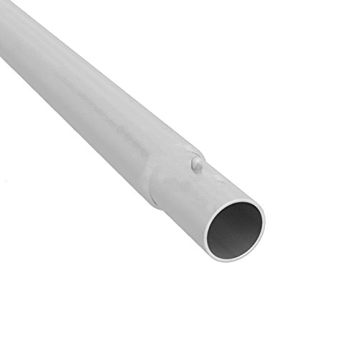 Trampolin Netz-Stange unten | Ersatzteil für Trampolin Ø 305 | Netzpfosten Länge ca. 125 cm, Ø ca. 2,8 cm | silber - 4