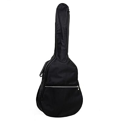 ASTrade Toile Imperméable Rembourrage Durable Housse pour guitare acoustique Coque 104,1 cm Housse pour guitare folk noir