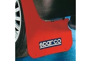 MSA Lot de 4 bavettes Garde-Boue Style Rallye Rouge