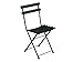 Produktbild Arc En Ciel Stuhl klappbar Art. 314 schwarz fabre cod. 24