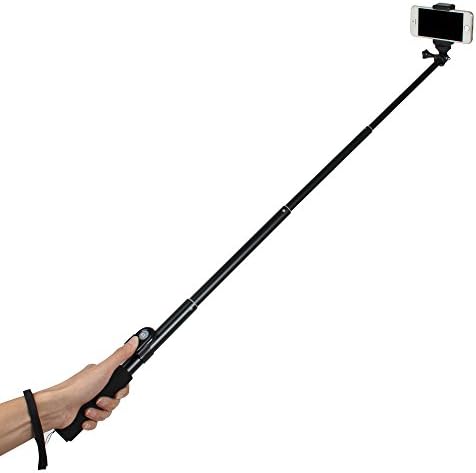 UMCORP Selfie Stick Handheld Monopod with Remote Bluetooth Shutter for Smartphone, GoPro Hero 1 2 3 3+ 4 and Most Action Camera (Bluetooth Shutter for Smartphone Only)