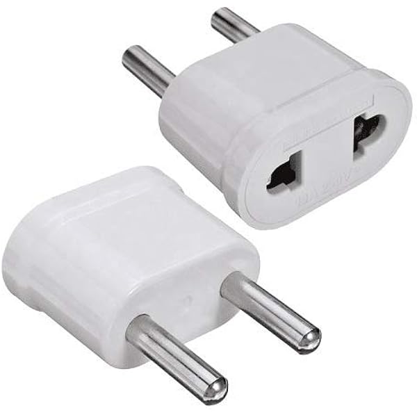 Adaptador de Enchufe de EEUU a Enchufe Europeo Blanco ...
