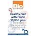 Price comparison product image Pack of 3 x Bio Nutrition Healthy Hair with Biotin - 60 Ct