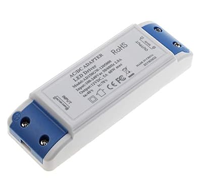 Elezenioc Transformateur LED 60W LED Driver DC 12V 5A Adaptateur Convertisseur LED Transfo Conducteur Alimentation de tension constante Pour Ampoule MR16 G4 MR11 GU5.3 et pilotes