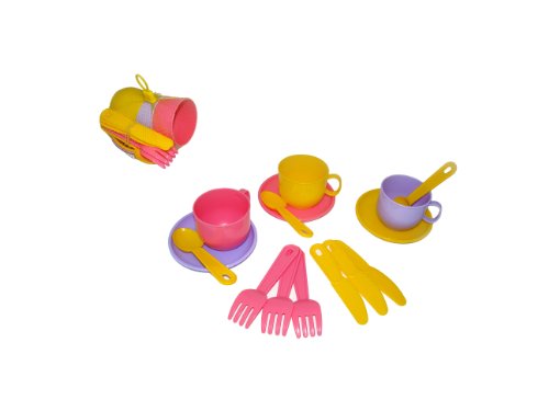Wader Jiffy Tableware Toy Set for Three Wader Jiffy Tableware Toy Set for Three