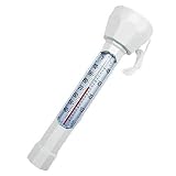 Amplia gama de aplicaciones: ideal como termómetro de piscina para piscinas, spas, jacuzzis, acuarios, peces, estanques, lago, baño, parque acuático, etc.