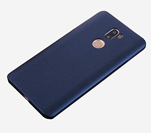 Baanuse Xiaomi 5S Plus Case Xiaomi Mi5S Plus Case [Ultra Slim Soft TPU] [Sand Scrub Non-slip] [Shockproof Armor] Case for Xiaomi 5S Plus Blue