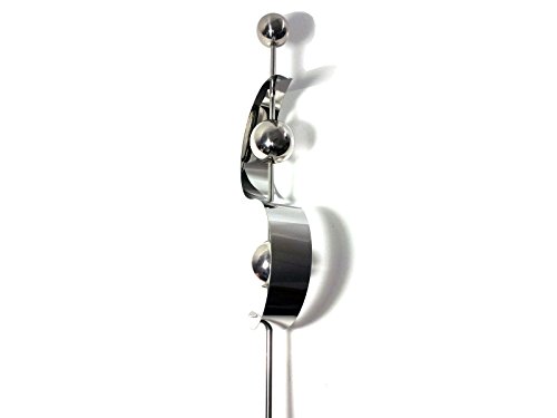 Dekorativer Edelstahl S Curve Gazing Ball Gartenstecker - 4