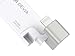 Price comparison product image Devia USB Flash Drive, Rotating Memory Stick External Storage 32GB with Lightning Connector [Apple MFI Certified] for iPhone / iPad / iPod (White)
