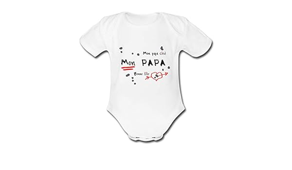 Spreadshirt Bonne Fete Mon Papa Body Bebe Bio Manches Courtes Bodys Et Combinaisons Fantaisie Centroarco Com
