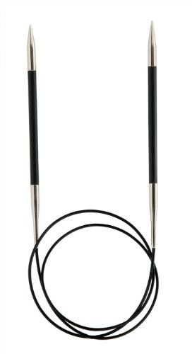 Karbonz-Rundstricknadel, Stärke 2,5mm; (Länge 100cm) - Neuheit!!! Hi-Tech aus Karbonfasern!!!