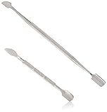 Cuticle Pusher and Nail Cleaner Set by Malva Belle - Premium Manicure Tools - Professional Cuticle Remover - High Quality Nail Care Set - Stainless Steel