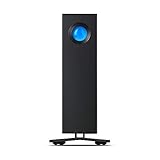 LaCie STHA10000800 10 TB d2 Professional USB-C + USB 3.0 Desktop External Hard Drive for PC and Mac - Space Grey