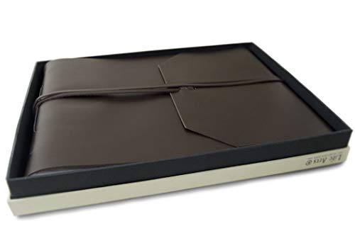 Life Arts Indra Álbum de Fotos de Cuero Hecho a Mano Grande Marrón