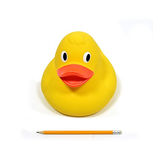 Extragroße XL Badeente in gelb – Gummiente Quietscheente Badeente - 2