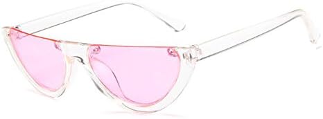 Yefree Mod Style Cat Eye Sunglasses Vintage Retro Half Frame Design Eyewear