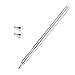 Produktbild Eingabestift, itPlus Premium Kapazitive Eingabestift iPad Touchpen Stifte mit 2PCS Ersatz Sensitive Disc Tipps Universal für Tablets, iPad, Mobiltelefone, Alle Touchscreen Smartphones-Super Silberfar