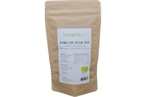 Biorganic Goma de Guar PREMIUM 100g. SIN GLUTEN. Espesante natural. Marca española.