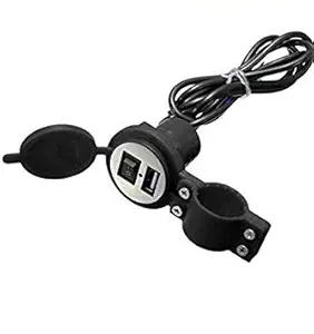 Waterproof Bike Mobile USB Charger with ON Off Button for Bajaj YZF R15 V3