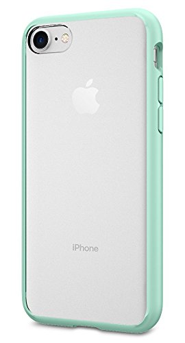 Spigen Ultra Hybrid 4 7  Funda Transparente  Turquesa - Fundas para tel  fonos m  viles  Funda  Apple  iPhone 7  11 9 cm  4 7    Transparente  Turquesa 