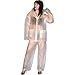 Produktbild Honeylust Milchig weicher Vinyl Regenanzug, Regenhose und Regenjacke, L-XL, Transparent