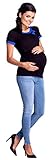 Zeta Ville – Damen Zweilagiges Still T-shirt Rundhalsausschnitt Schleife – 996c - 4