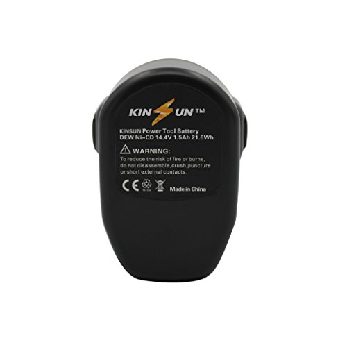 KINSUN Elektrowerkzeug Akku 14.4V 1.5Ah Ni-Cd für Dewalt DC9091 DE9038 DE9091 DE9092 DE9094 DE9502 DW9091 DW9094 - 6