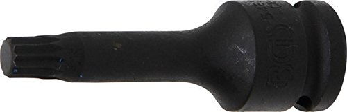 BGS Kraft Biteinsatz, Innenvielzahn, M10, 12,5 mm, 1 Stück, 5482-M10