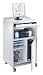 Produktbild QUIPO PC Stehpult, fahrbar - HxBxT 1170 x 690 x 590 mm - lichtgrau RAL 7035 - Arbeitspult Computerschrank Fahrbares Stahpult PC-Arbeitsplatzsystem PC-Mobil PC-Mobile PC-Pult PC-Pulte PC-Schrank PC-Station Pult Rollpult Schreibpult Schreibpulte Stehpult