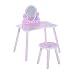 Produktbild HOMCOM Kinder Frisiertisch Schminktisch Frisierkommode Schminkkommode inkl. Hocker