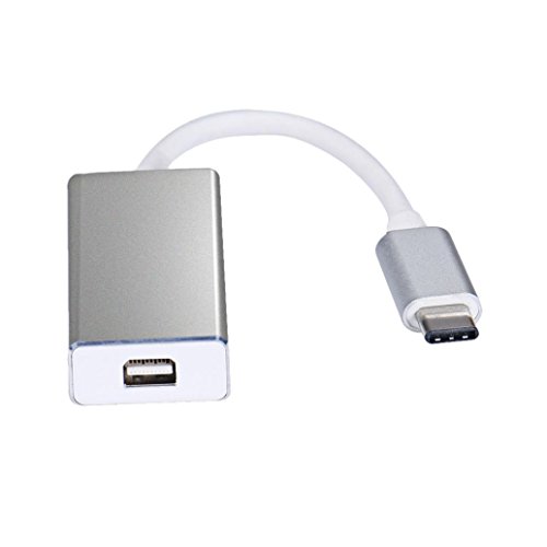 Bluestercool USB 3.1 Typ C zu Mini Displayport DP 1080p HDTV-Adapter-Kabel (Silber) - 2