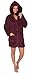Produktbild Damen Super Weiche Mit Kapuze Innen Coatigan / Shorts Robe / Strickjacke - Wein, Medium