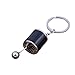 Price comparison product image Gaddrt Keychain Gear Knob Shift Stick Box Metal Key Chain Keyfob Car Keyring Gift Black