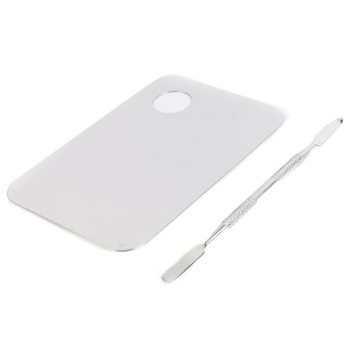 YESURPRISE A+ High Quality Pro Stainless Steel Cosmetic Makeup Palette Spatula Tool Fashion Gift