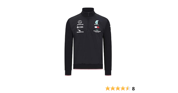 Official Formula One - Mercedes-AMG Petronas Motorsport 2020 - Felpa team  mezza zip - Size: L : Amazon.it: Auto e Moto