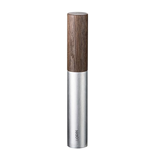 ODIN Woodstick Pfeffer-Salz-Gewürz-Mühle aus Edelstahl + Eichenholz Dunkel – Durchmesser 25 mm, Höhe 165 mm, Odin Products / Odin Produkte / Odin GmbH - 2