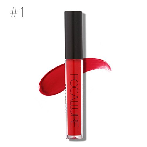 Yogogo Neue Art und Weise Lippenstift Kosmetik Frauen sexy Lippen Metallic Lip Gloss - 3