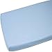 2x Cot Bed 100% Cotton Fitted Sheet Blue
